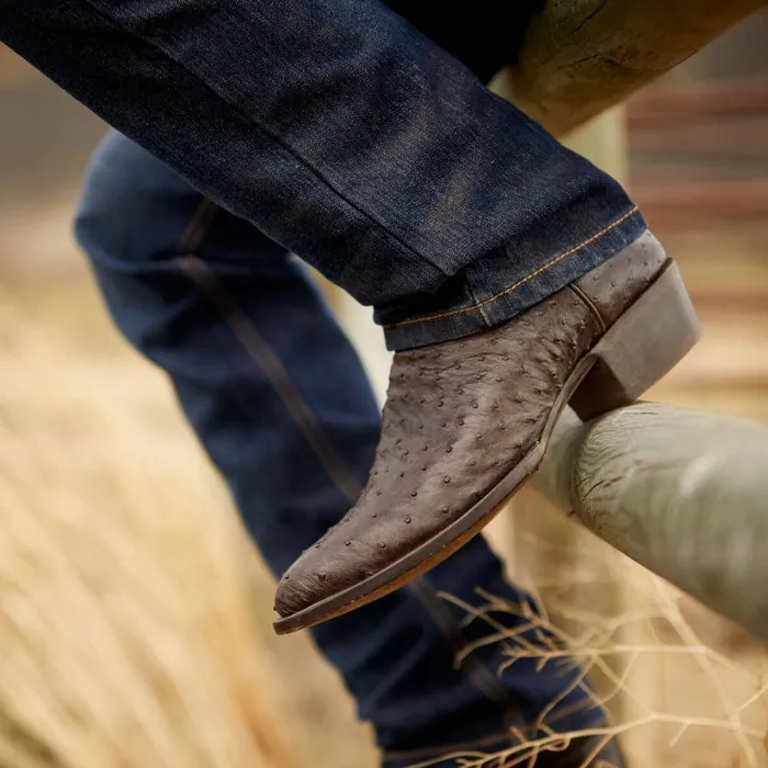 Bench Made James Western Boot Espresso Full Quill Ostrich Men Ariat Western Boots Bench Made James Western Boot Espresso Full Quill Ostrich Men Ariat Western Boots
