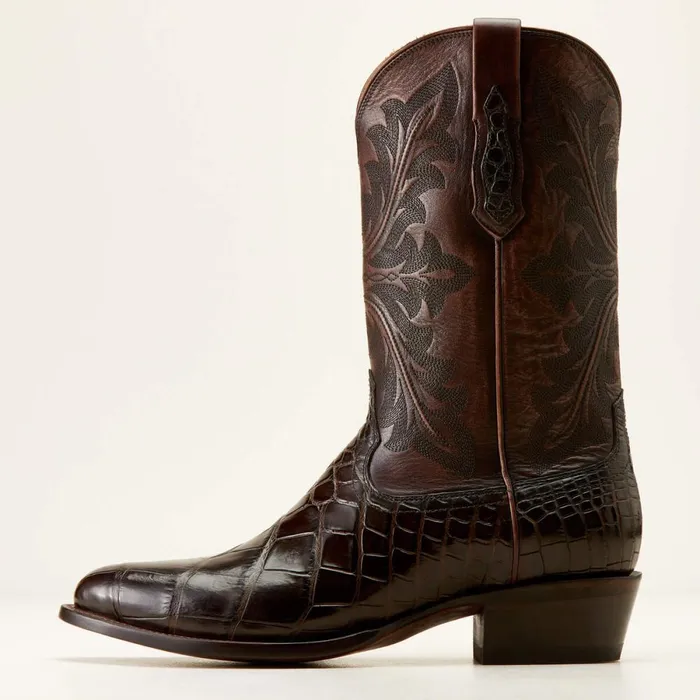 Bench Made James Western Boot Hickory American Alligator Men Ariat Western Boots Bench Made James Western Boot Hickory American Alligator Men Ariat Western Boots