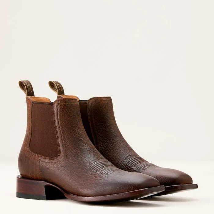 Bench Made Younger Western Boot Saddle Brown Bison Men Ariat Western Boots Bench Made Younger Western Boot Saddle Brown Bison Men Ariat Western Boots