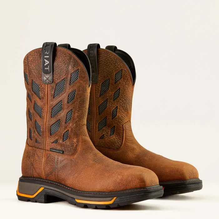 Big Rig Tread VentTEK Composite Toe Work Boot Earthgraphite Men Ariat Work Boots Big Rig Tread VentTEK Composite Toe Work Boot Earthgraphite Men Ariat Work Boots