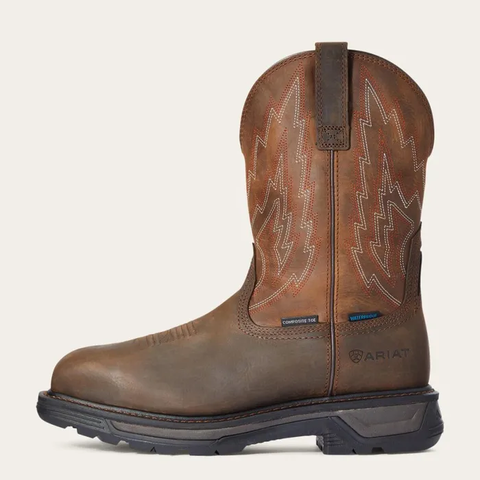 Big Rig Waterproof Composite Toe Work Boot Dark Brown Men Ariat Work Boots Big Rig Waterproof Composite Toe Work Boot Dark Brown Men Ariat Work Boots