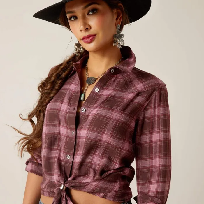 Billie Jean Shirt Lucky Plaid Women Ariat TShirts and Tops Billie Jean Shirt Lucky Plaid Women Ariat TShirts and Tops