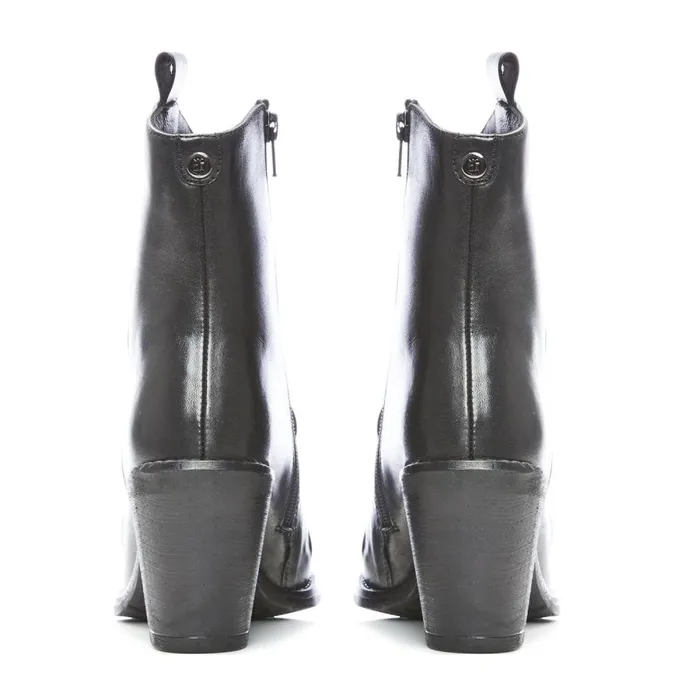Black Boots Women Moda In Pelle Betsie Black Leather