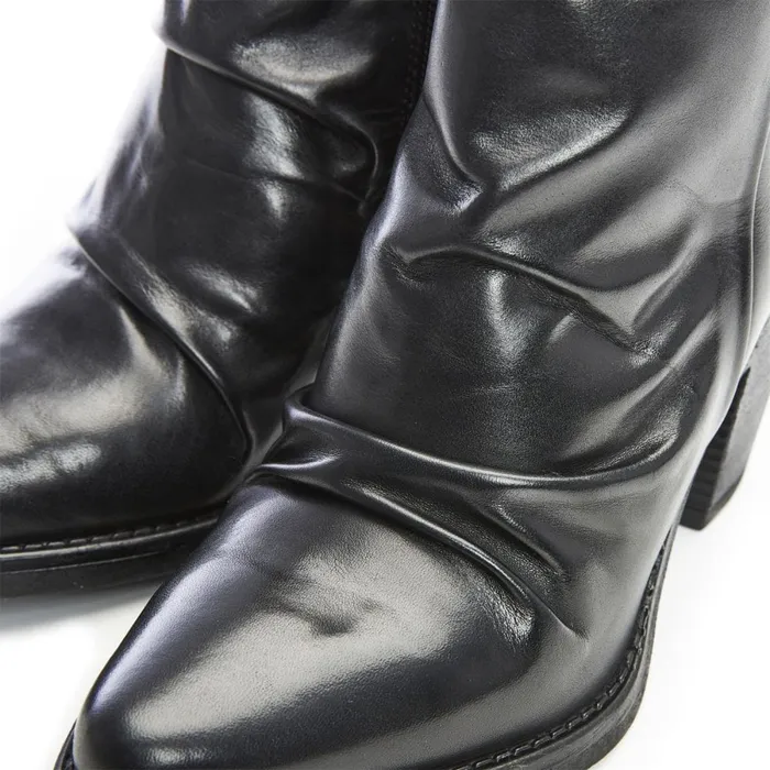 Black Boots Women Moda In Pelle Betsie Black Leather