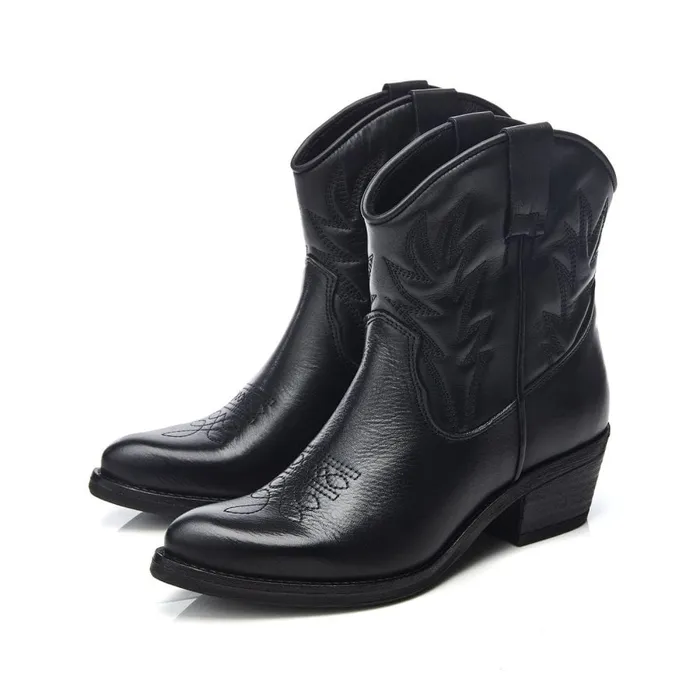 Black Boots Women Moda In Pelle Bettsie Black Leather
