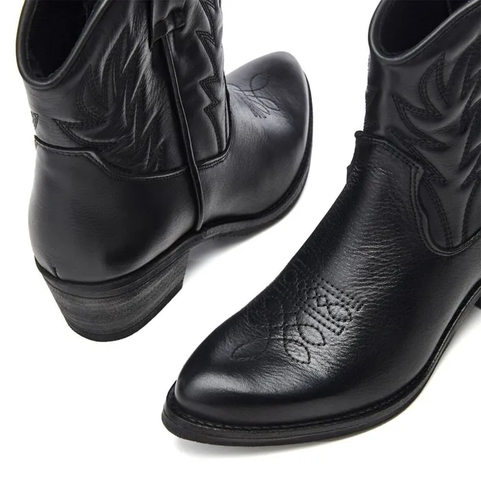 Black Boots Women Moda In Pelle Bettsie Black Leather