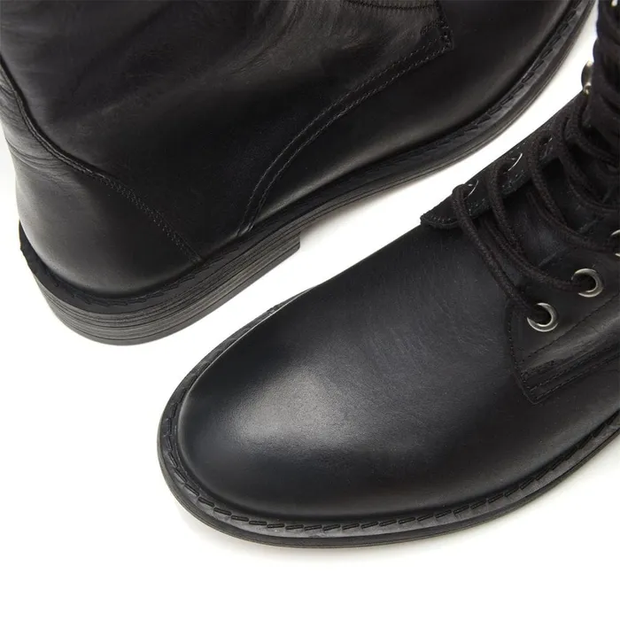 Black Boots Women Moda In Pelle Bsoleful BHalsey Black Leather