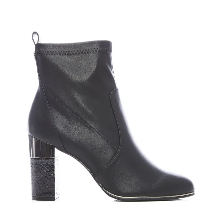 Black Boots Women Moda In Pelle Lorita Black Porvair