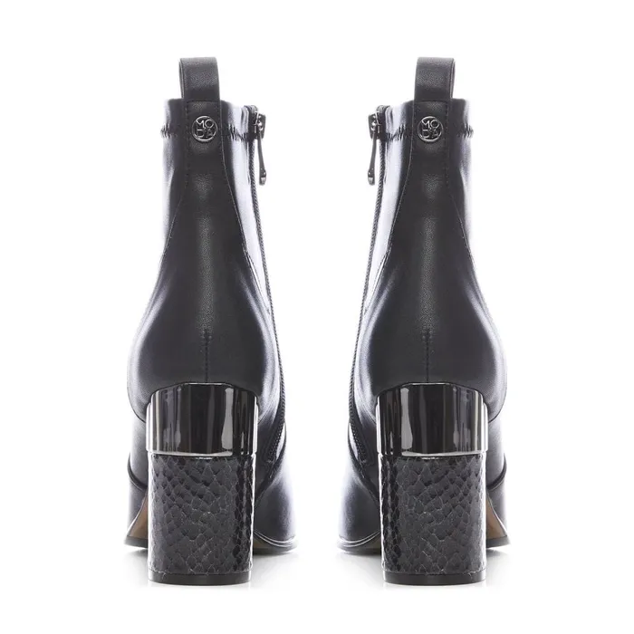 Black Boots Women Moda In Pelle Lorita Black Porvair