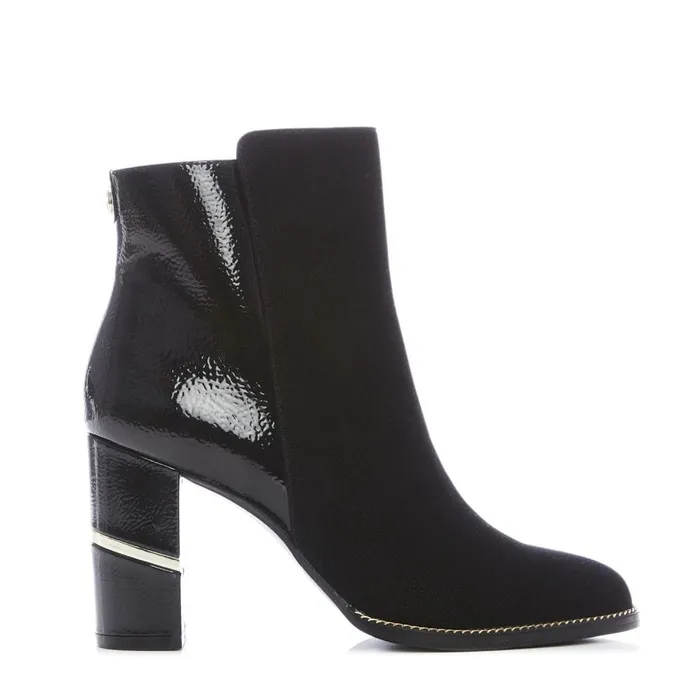 Black Boots Women Moda In Pelle Mirren Black Protauras