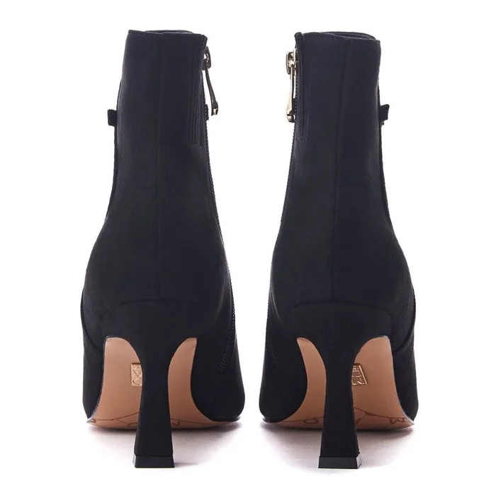 Black Boots Women Moda In Pelle Pierres Black Alcantara