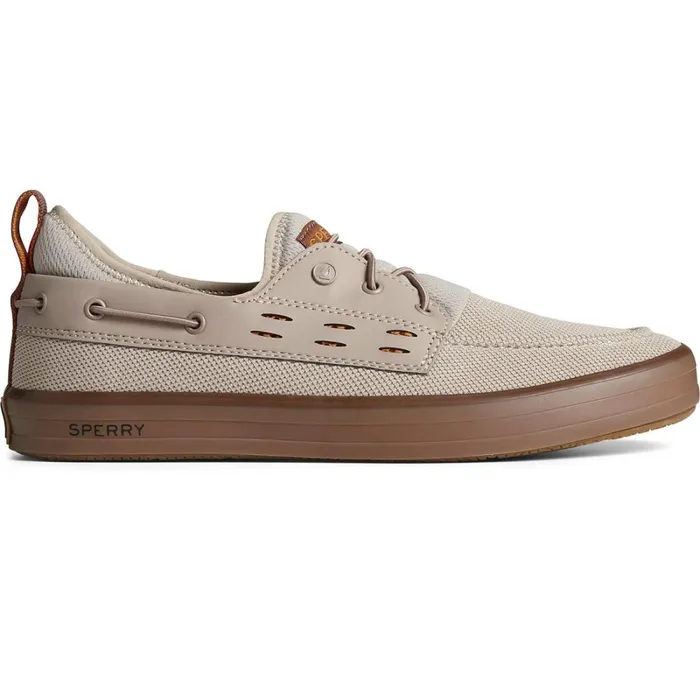 Boat Shoes Men Sperry SeaCycled Fairlead Boat Sneaker Taupe
