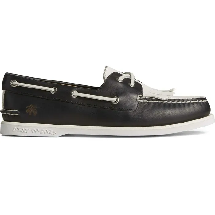 Boat Shoes Men Sperry Sperry X Brooks Brothers Authentic Original Kiltie Boat Shoe Blackwhite