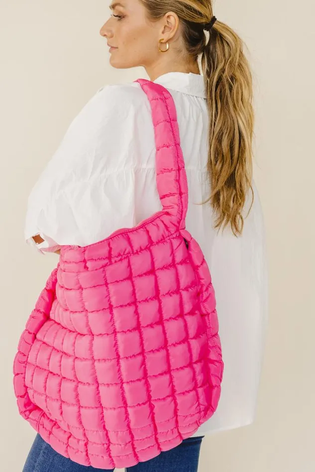 Bohme Bags Kiera Quilted Tote Bag In Pink Pink 8211 Women Bohme Bags Kiera Quilted Tote Bag In Pink Pink 8211 Women