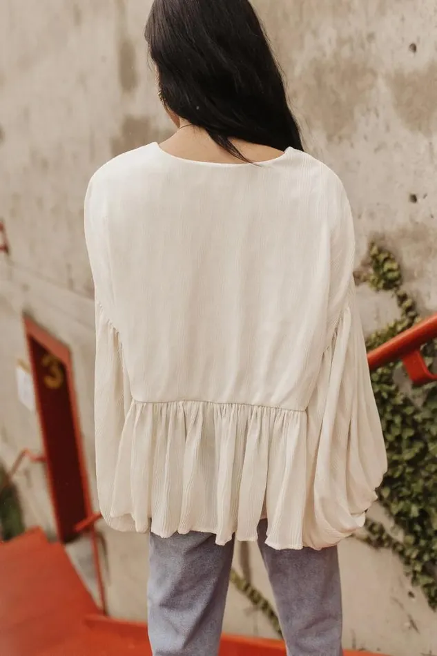Bohme Blouses Bailey Textured Blouse Ivory 8211 Women Bohme Blouses Bailey Textured Blouse Ivory 8211 Women