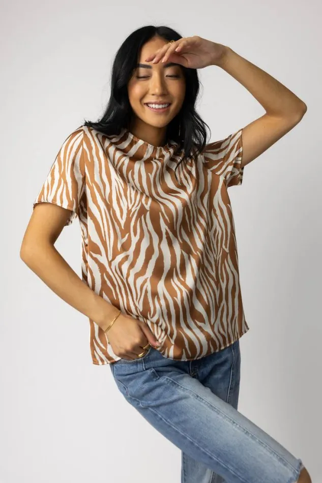 Bohme Blouses Giselle Blouse 8211 FINAL SALE Camel 8211 Women