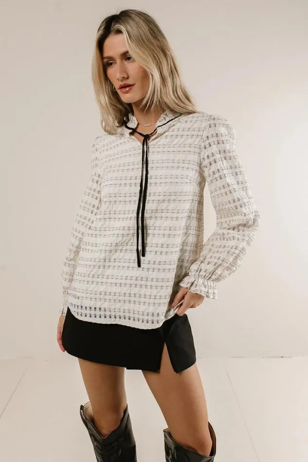 Bohme Blouses Kelly Textured Blouse Cream 8211 Women Bohme Blouses Kelly Textured Blouse Cream 8211 Women