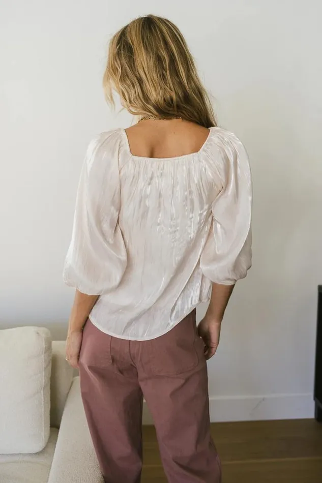 Bohme Blouses Stevie Plisse Blouse In Cream Cream 8211 Women Bohme Blouses Stevie Plisse Blouse In Cream Cream 8211 Women