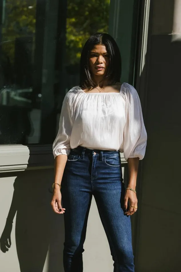 Bohme Blouses Stevie Plisse Blouse In Cream Cream 8211 Women Bohme Blouses Stevie Plisse Blouse In Cream Cream 8211 Women