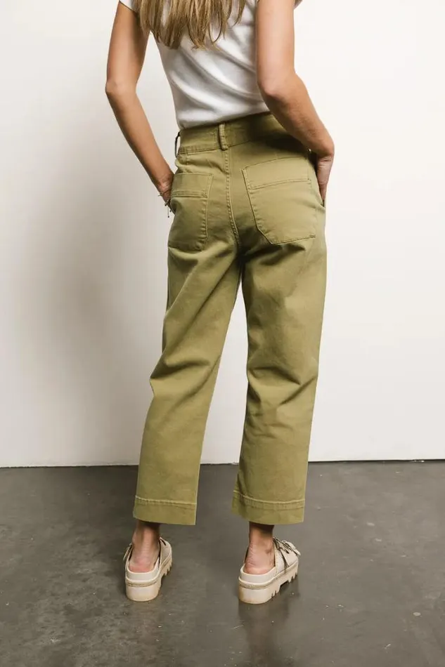 Bohme Denim Bella Straight Leg Jeans In Moss Moss 8211 Women Bohme Denim Bella Straight Leg Jeans In Moss Moss 8211 Women