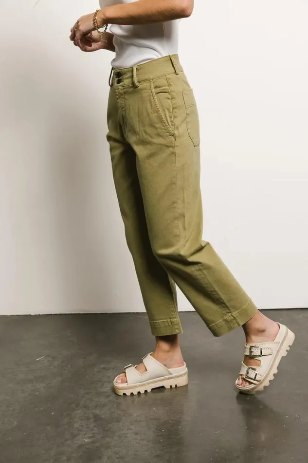 Bohme Denim Bella Straight Leg Jeans In Moss Moss 8211 Women Bohme Denim Bella Straight Leg Jeans In Moss Moss 8211 Women