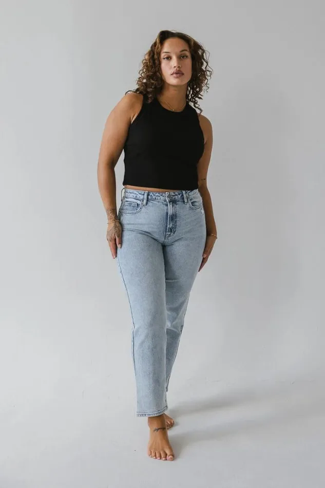 Bohme Denim Georgia Straight Leg Jeans Light Wash 8211 Women Bohme Denim Georgia Straight Leg Jeans Light Wash 8211 Women