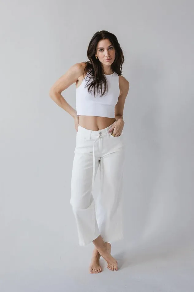 Bohme Denim Julia Wide Leg Jeans White 8211 Women Bohme Denim Julia Wide Leg Jeans White 8211 Women