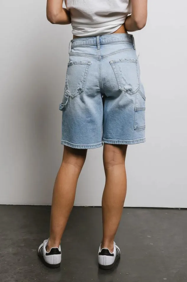 Bohme Denim Shorts Skylar Dad Shorts Light Wash 8211 Women