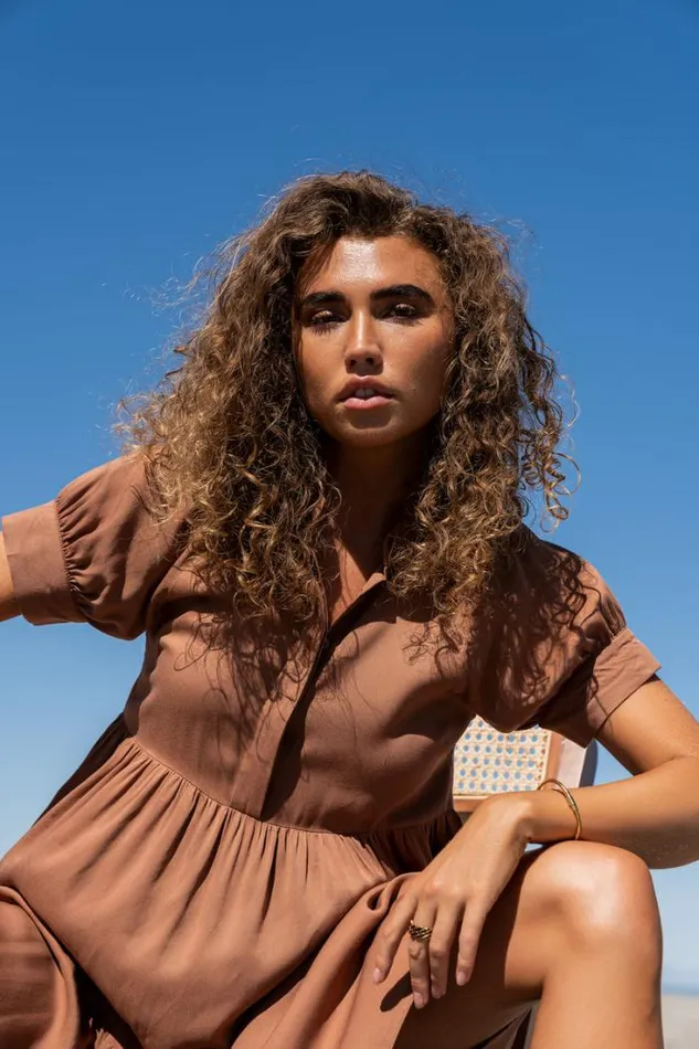 Bohme Dresses Amanda Tiered Dress In Camel Camel 8211 Women Bohme Dresses Amanda Tiered Dress In Camel Camel 8211 Women