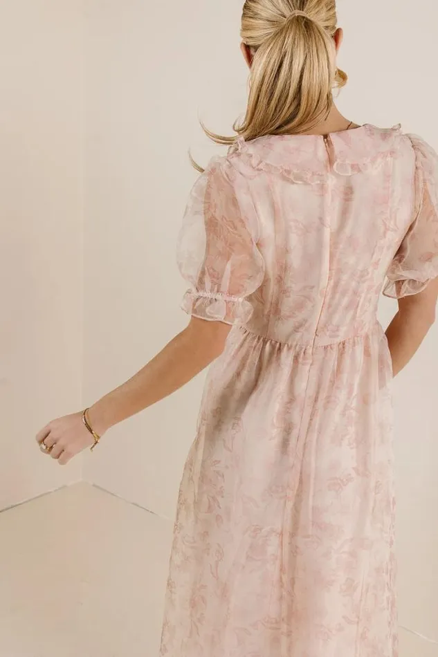Bohme Dresses Anessa Floral Dress Pink 8211 Women Bohme Dresses Anessa Floral Dress Pink 8211 Women