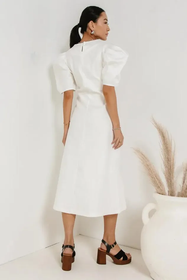 Bohme Dresses Campbell Denim Dress In Cream Cream 8211 Women Bohme Dresses Campbell Denim Dress In Cream Cream 8211 Women
