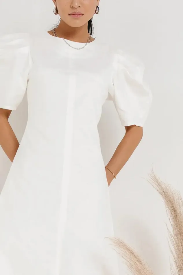 Bohme Dresses Campbell Denim Dress In Cream Cream 8211 Women Bohme Dresses Campbell Denim Dress In Cream Cream 8211 Women