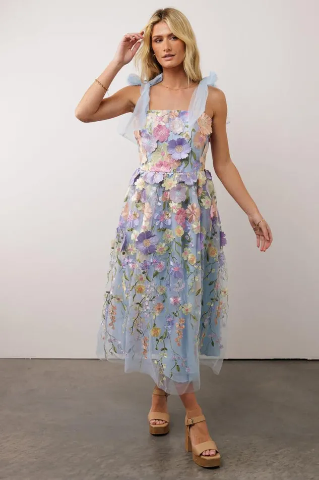 Bohme Dresses Can I Have This Dance Floral Dress Blue 8211 Women Bohme Dresses Can I Have This Dance Floral Dress Blue 8211 Women