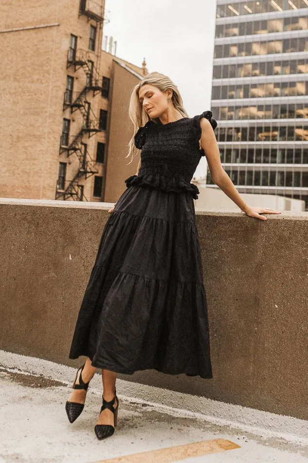 Bohme Dresses Carey Maxi Dress In Black Black 8211 Women Bohme Dresses Carey Maxi Dress In Black Black 8211 Women