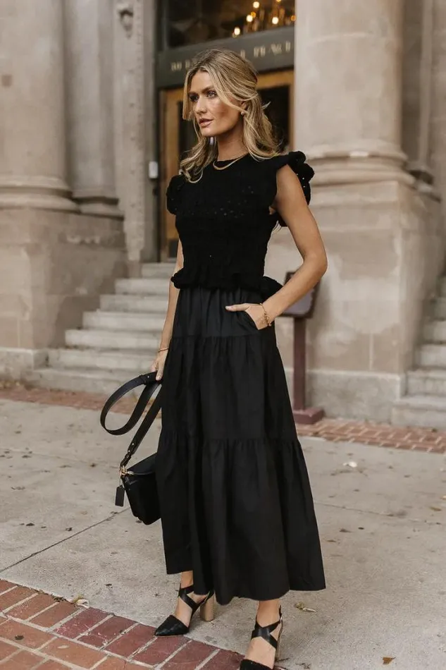 Bohme Dresses Carey Maxi Dress In Black Black 8211 Women Bohme Dresses Carey Maxi Dress In Black Black 8211 Women