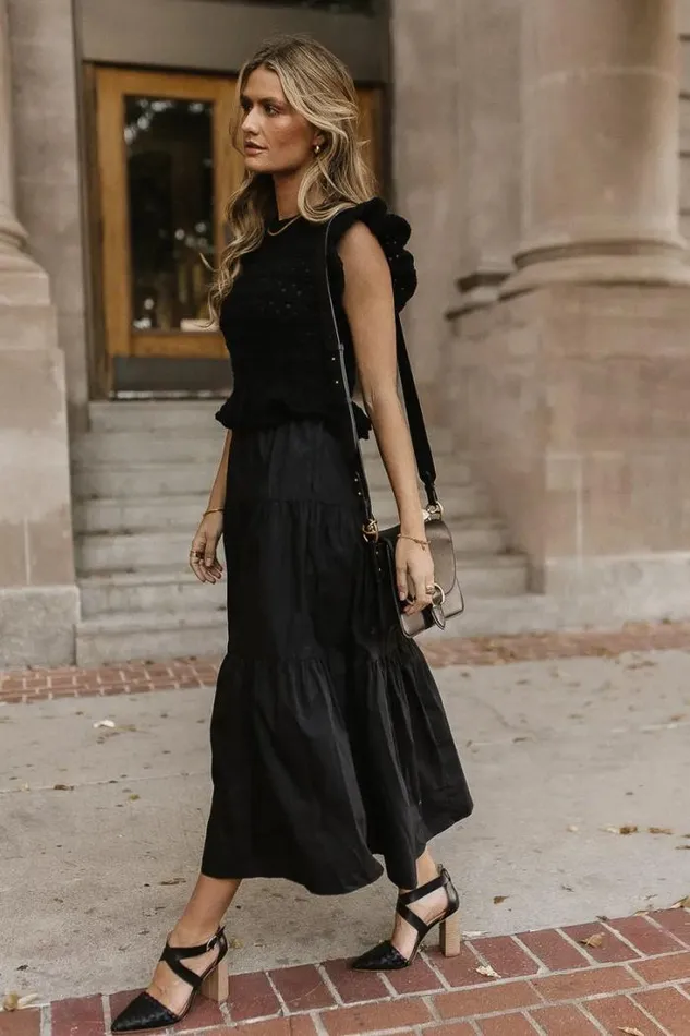 Bohme Dresses Carey Maxi Dress In Black Black 8211 Women Bohme Dresses Carey Maxi Dress In Black Black 8211 Women