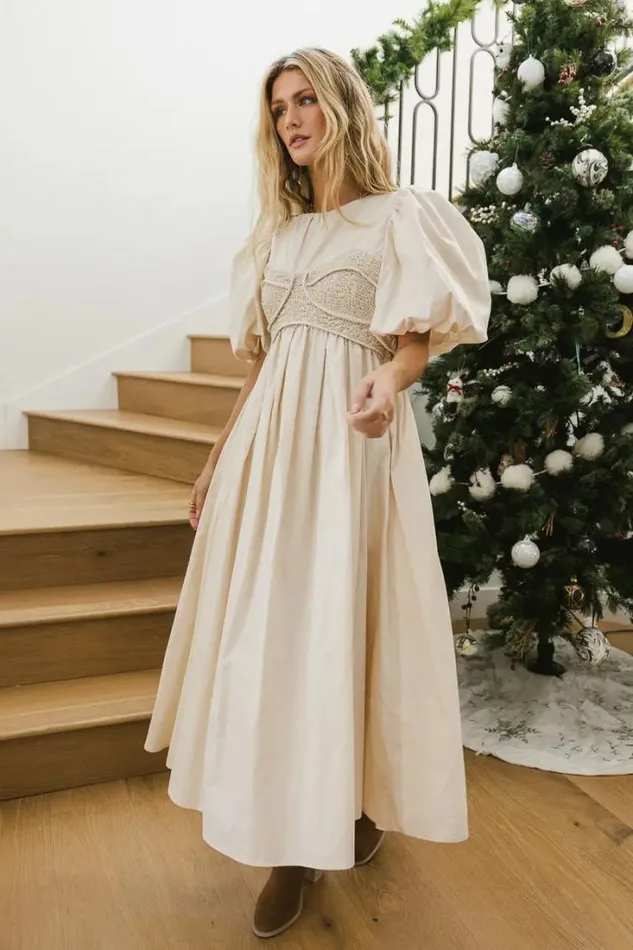 Bohme Dresses Claire Maxi Dress In Cream Cream 8211 Women
