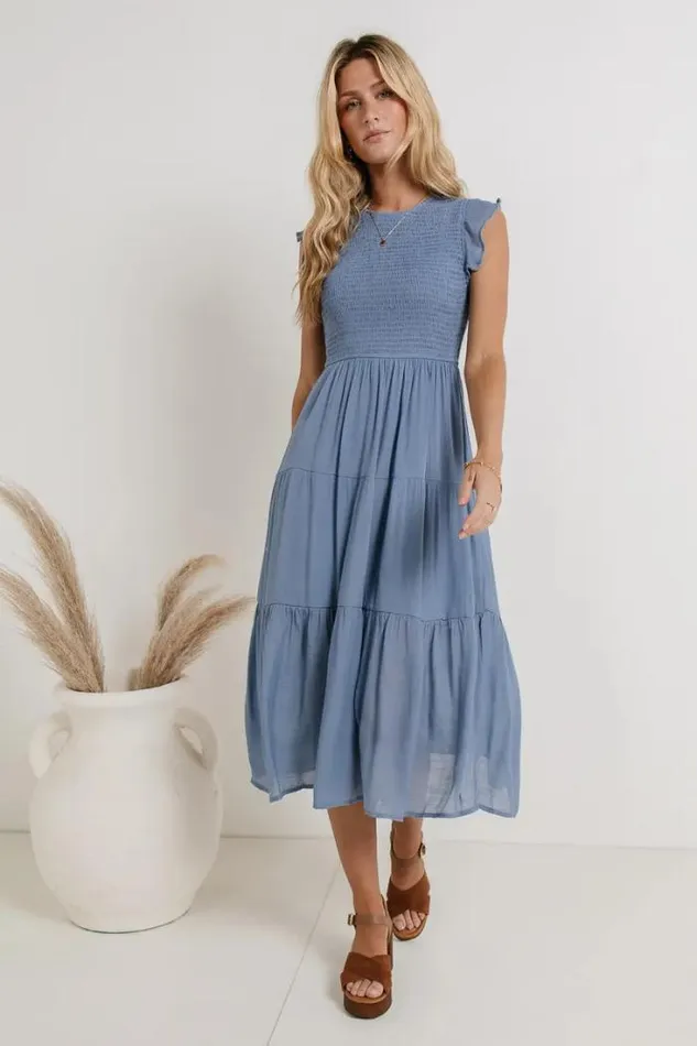 Bohme Dresses Declan Midi Dress In Blue Blue 8211 Women
