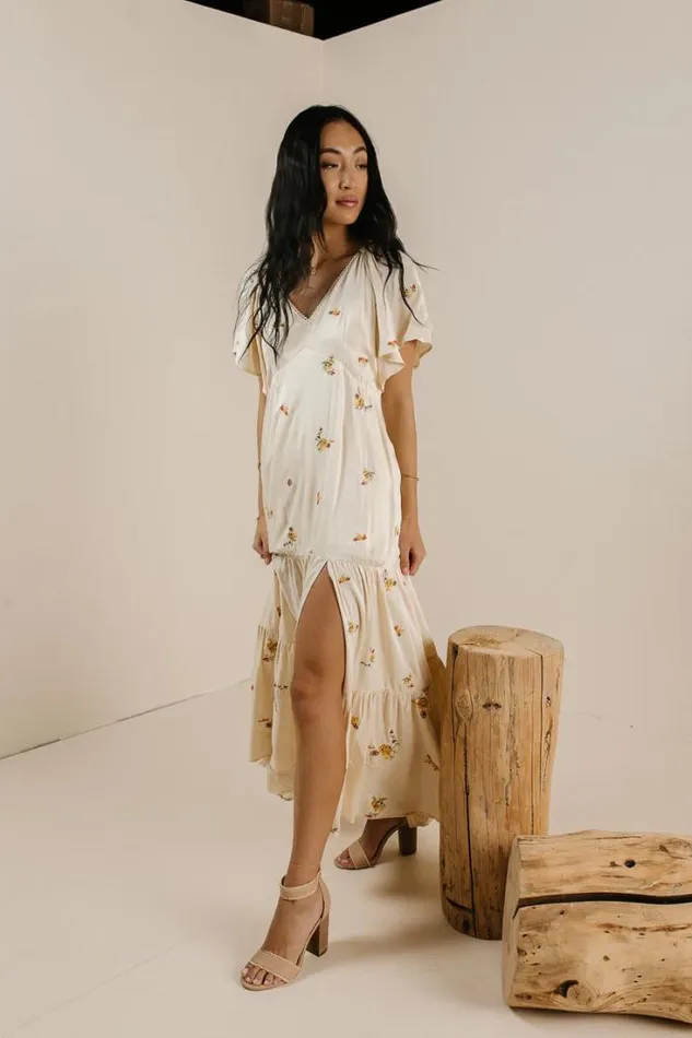 Bohme Dresses Dimitria Floral Dress In Cream Cream 8211 Women