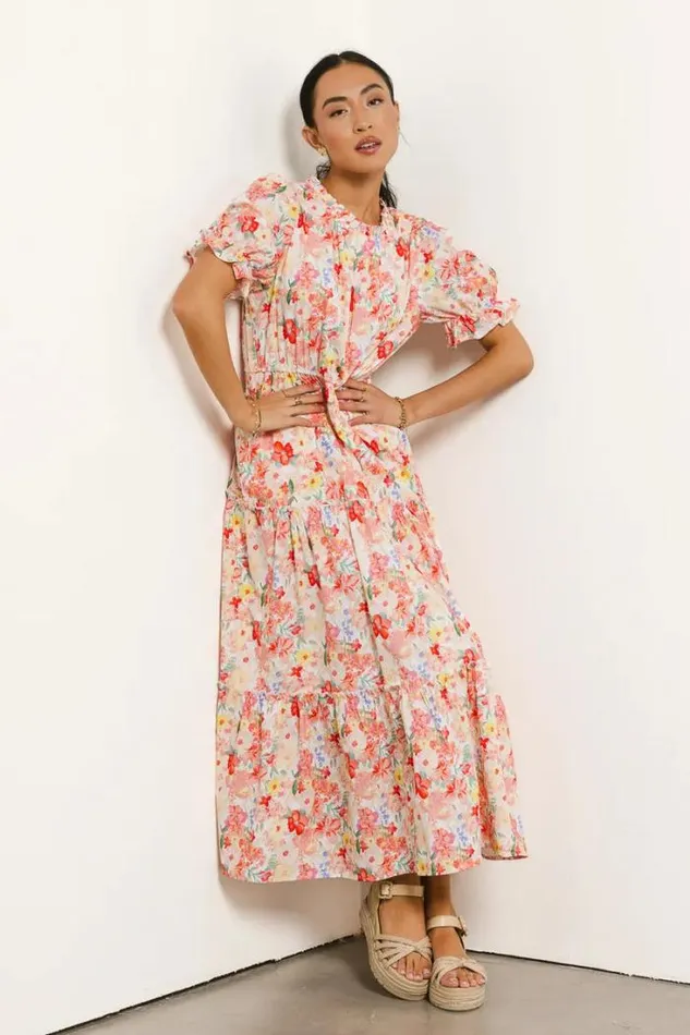 Bohme Dresses Full Bloom Maxi Dress Red 8211 Women