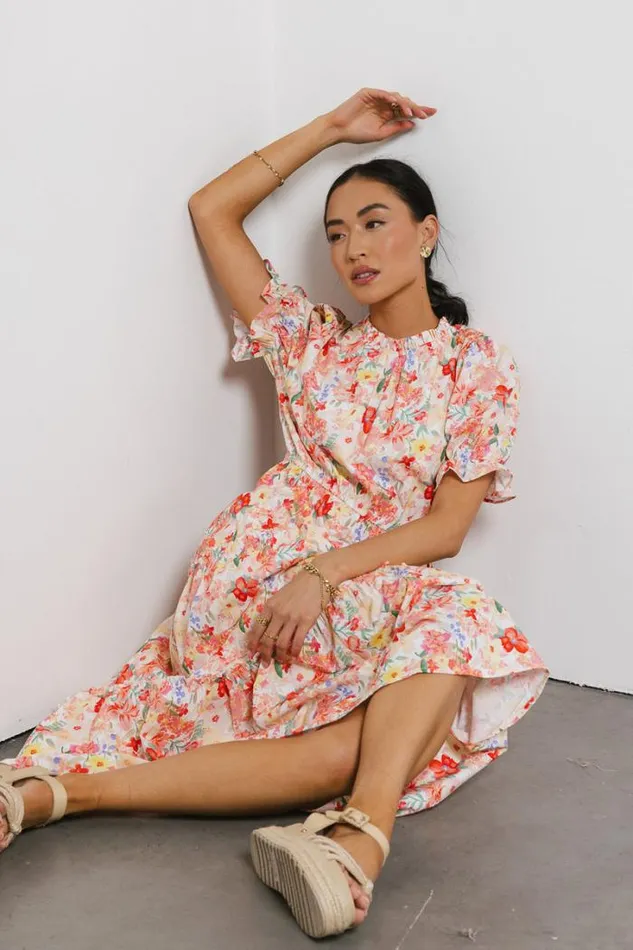 Bohme Dresses Full Bloom Maxi Dress Red 8211 Women