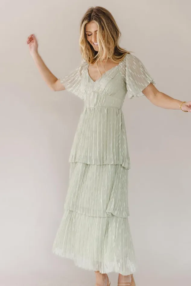Bohme Dresses Hallie Midi Dress In Sage 8211 FINAL SALE Sage 8211 Women Bohme Dresses Hallie Midi Dress In Sage 8211 FINAL SALE Sage 8211 Women