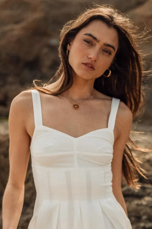 Bohme Dresses Hensely Midi Dress White 8211 Women Bohme Dresses Hensely Midi Dress White 8211 Women