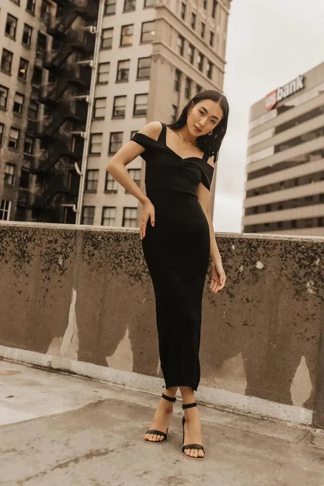 Bohme Dresses Kapri Twofer Dress In Black Black 8211 Women