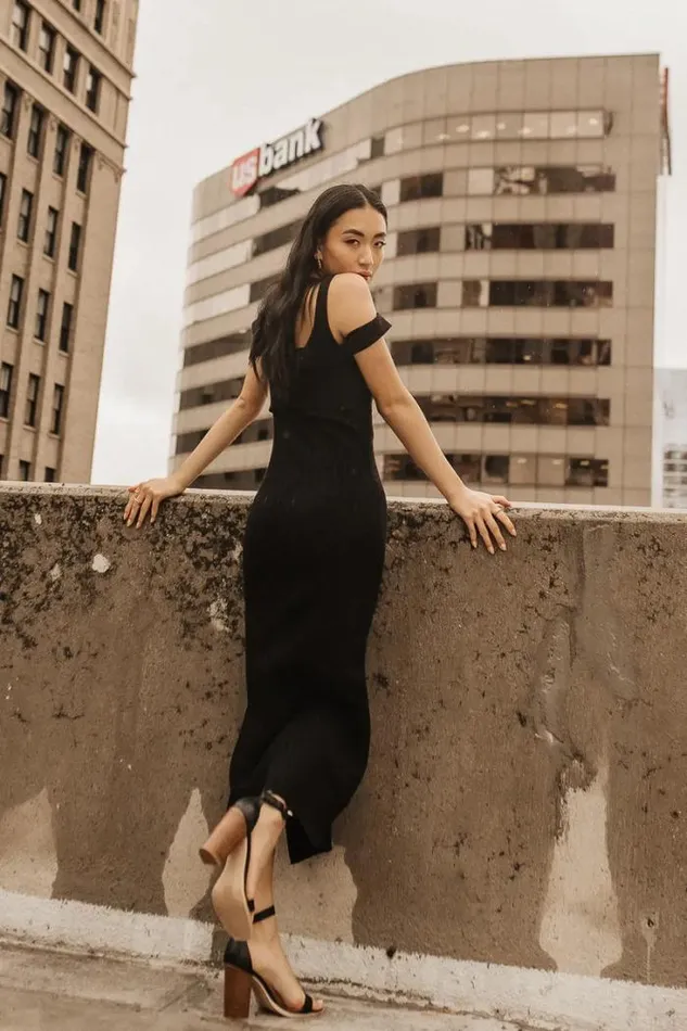 Bohme Dresses Kapri Twofer Dress In Black Black 8211 Women Bohme Dresses Kapri Twofer Dress In Black Black 8211 Women