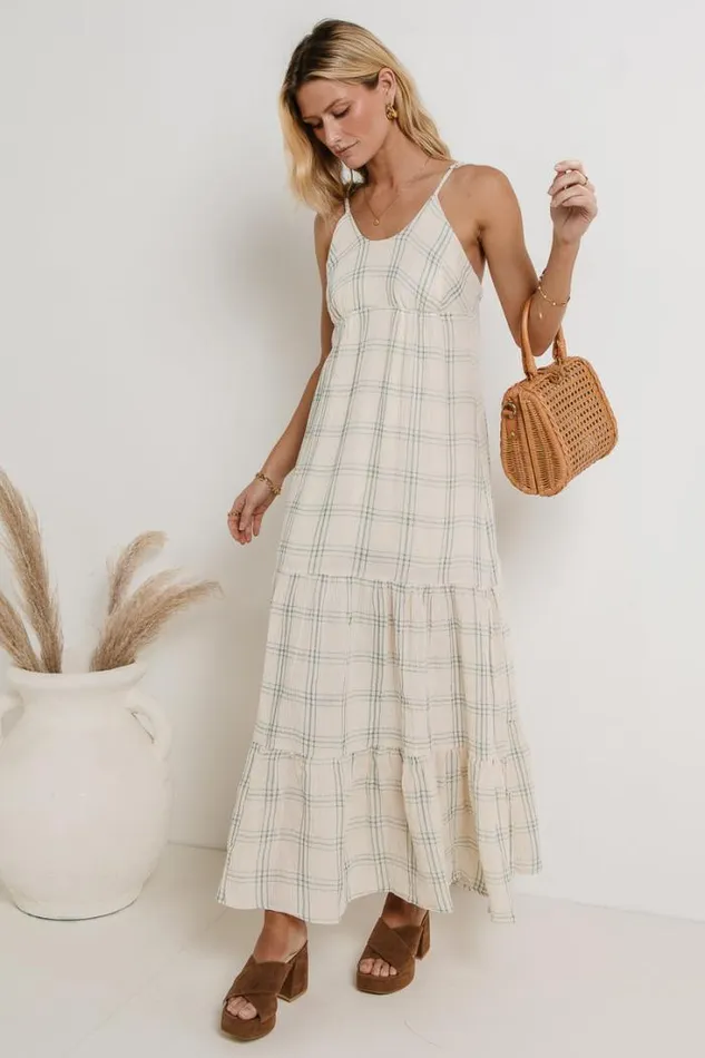 Bohme Dresses Kendall Plaid Dress In Blue Blue 8211 Women