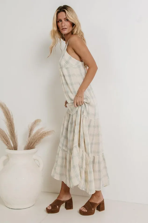 Bohme Dresses Kendall Plaid Dress In Blue Blue 8211 Women Bohme Dresses Kendall Plaid Dress In Blue Blue 8211 Women