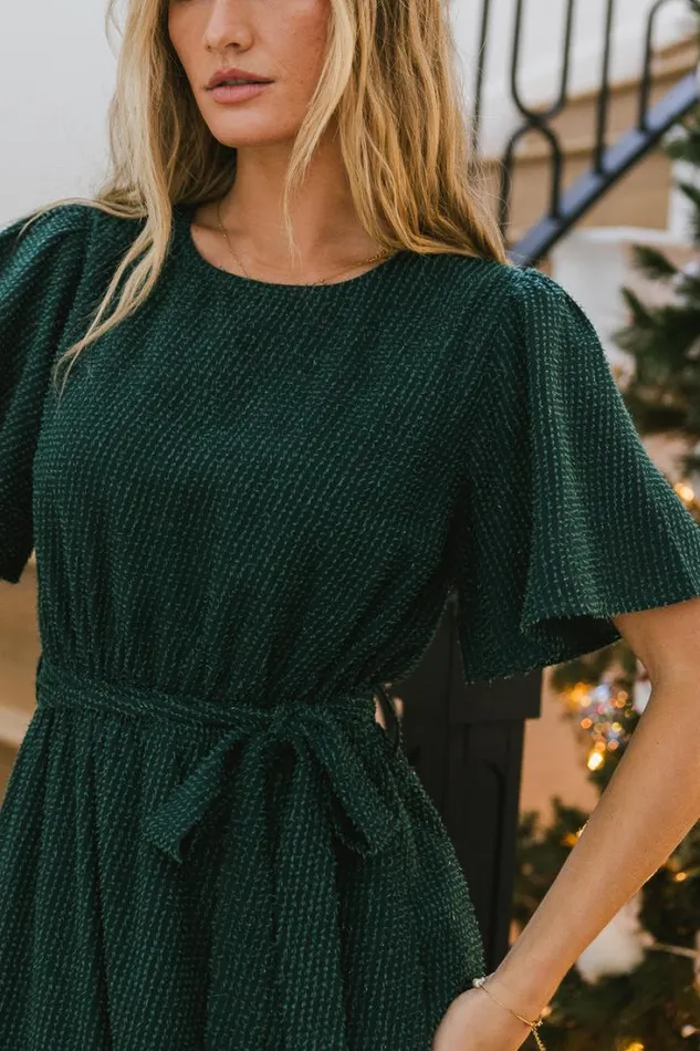Bohme Dresses Lyanna Sparkle Maxi Dress In Teal Teal 8211 Women