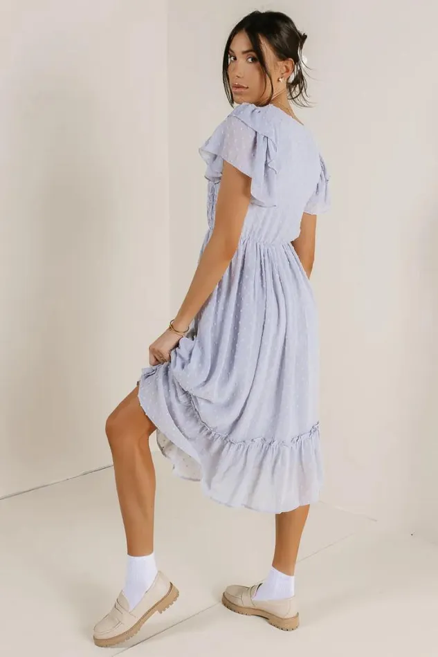 Bohme Dresses Mckay Self Dot Dress Blue 8211 Women Bohme Dresses Mckay Self Dot Dress Blue 8211 Women