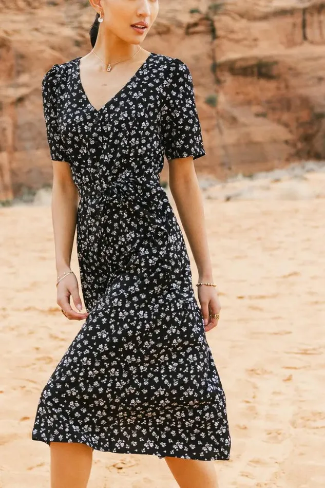 Bohme Dresses Meara Floral Dress Black 8211 Women